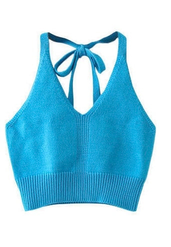 String crop top