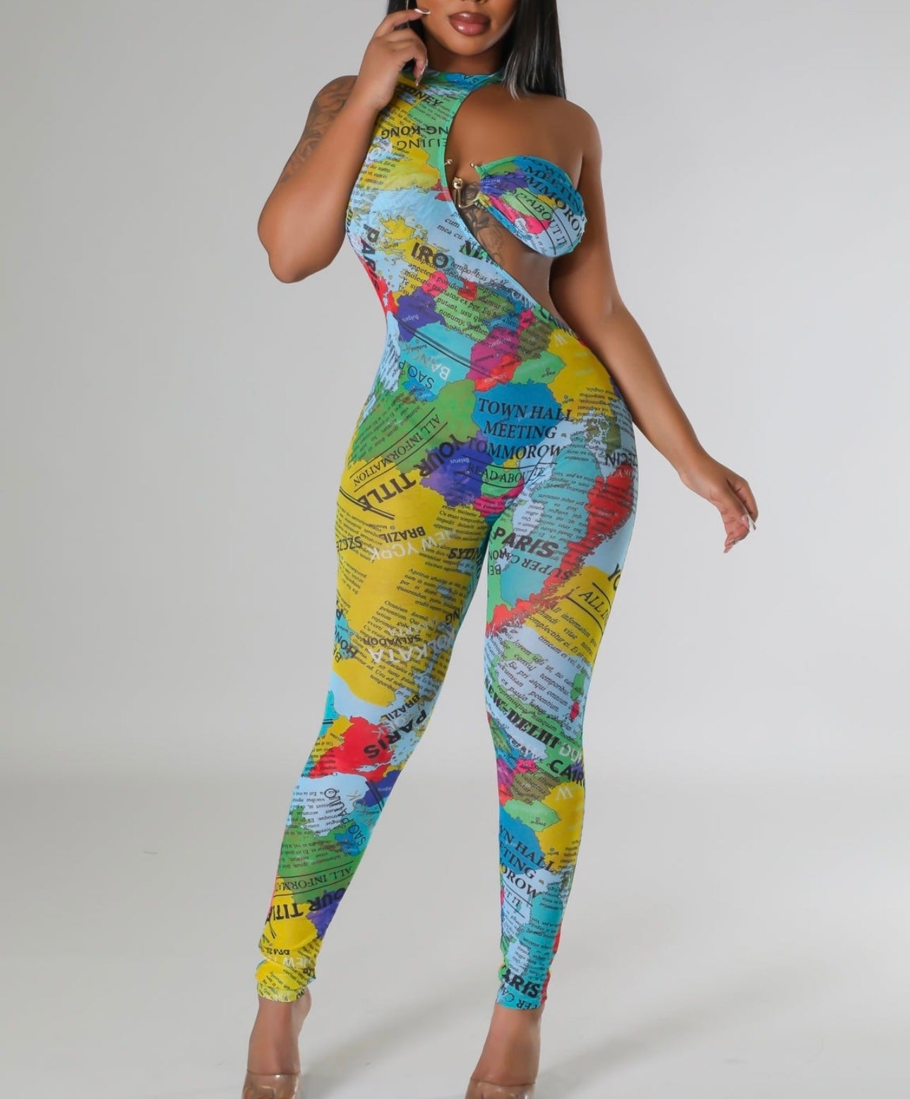 World type jumpsuit