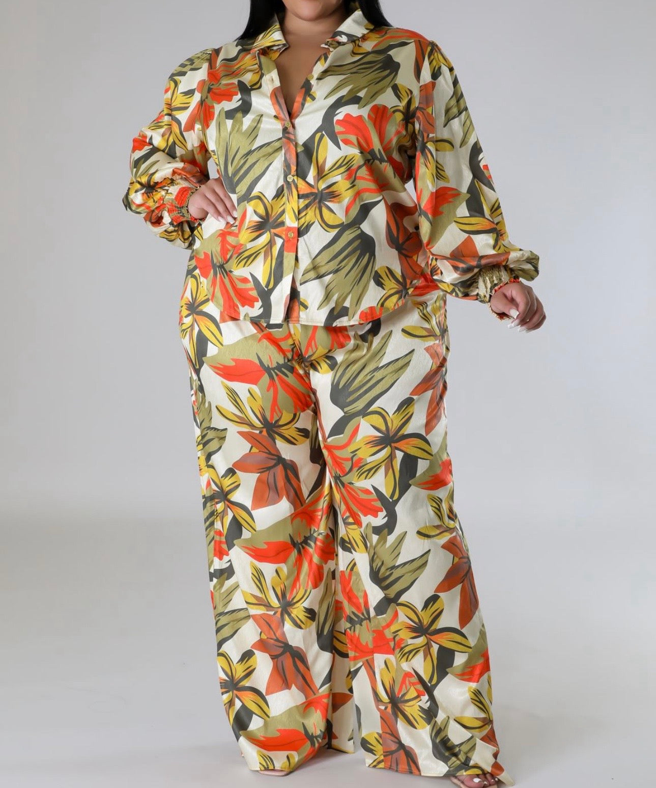 Plus size flower set