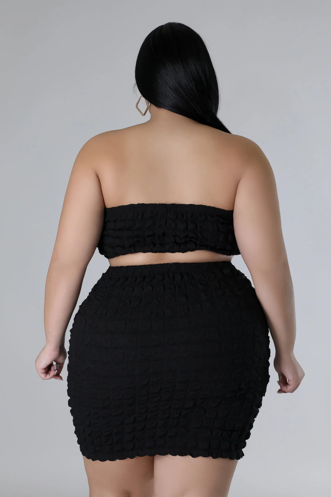 Plus size hot black sets