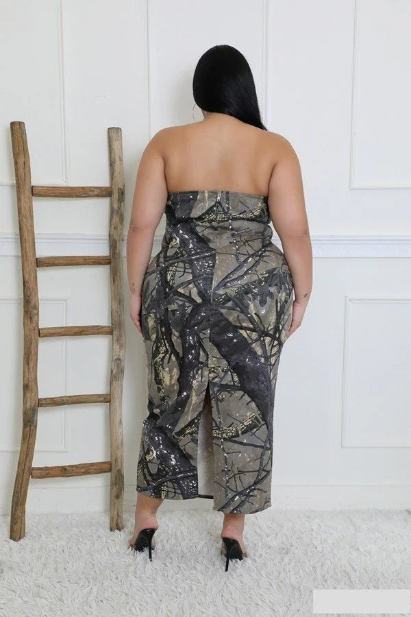 Plus size top dress