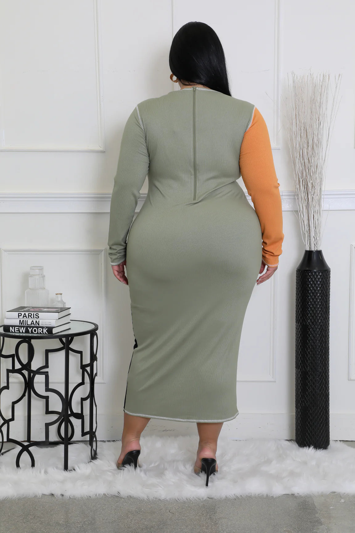 Plus size tiger black and orange