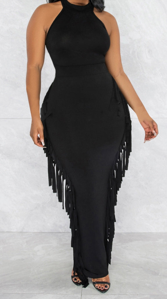 Fringe 2-piece dress